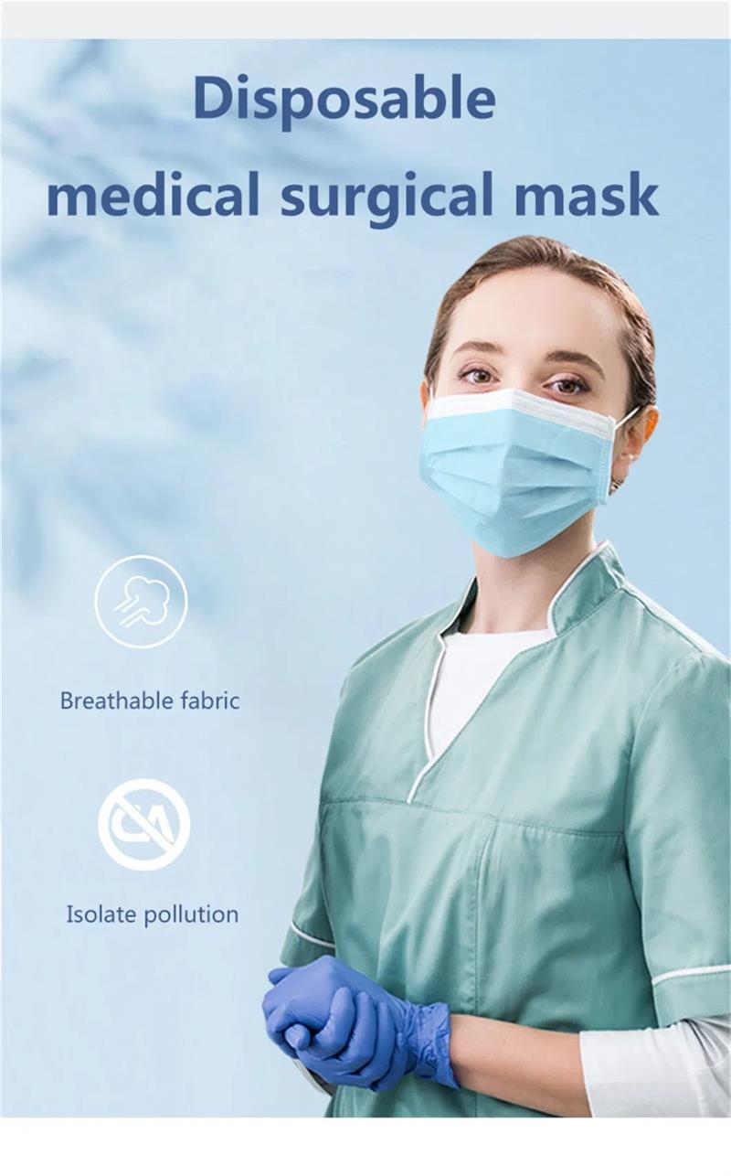 disposable surgical face masks