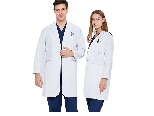 Disposable white lab coats for men and women