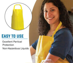 yellow TPU apron