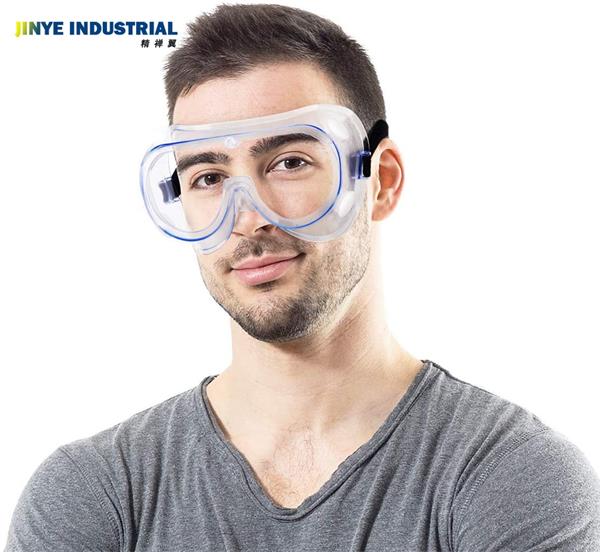 man wearing goggles