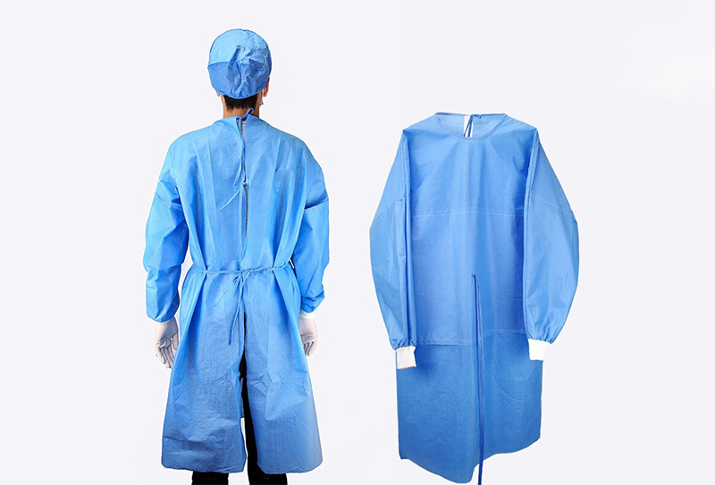 Disposable medical surgical gown