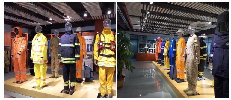 Exhibitions, protective clothing, face shields