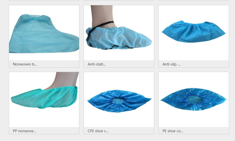 disposable non-woven/PE shoe cover