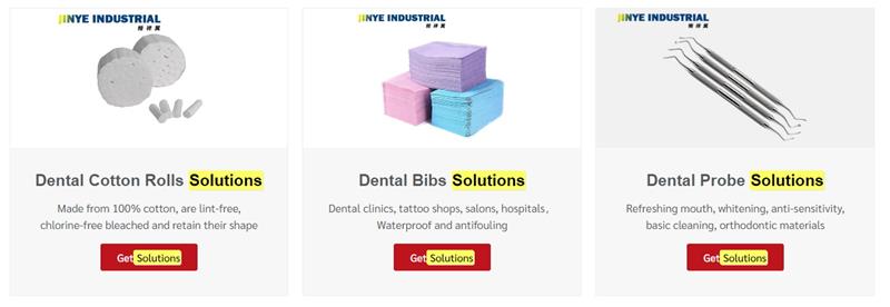 Anhui Jinye Industrial Co., Ltd. dental bibs