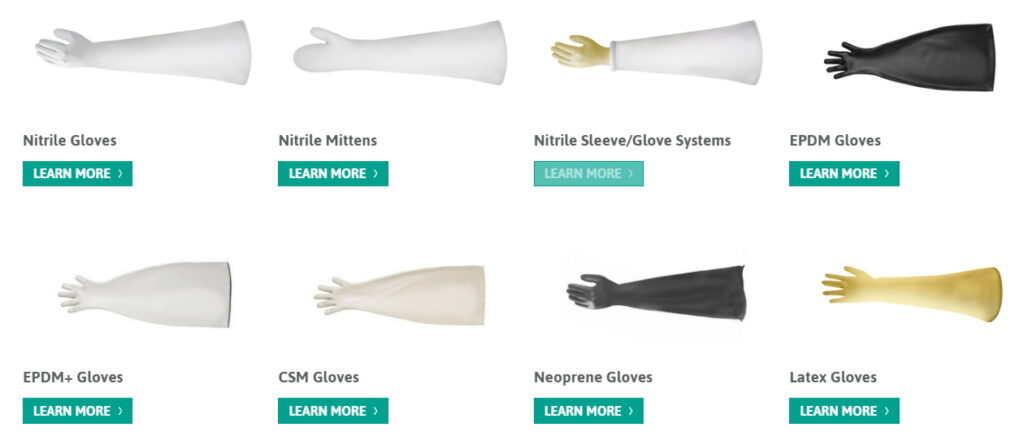 Ansell latex gloves