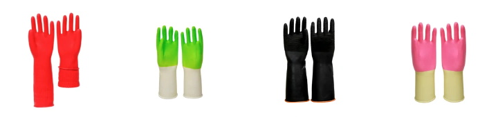 Rubber gloves