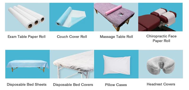 Disposable bed sheets for hospital use