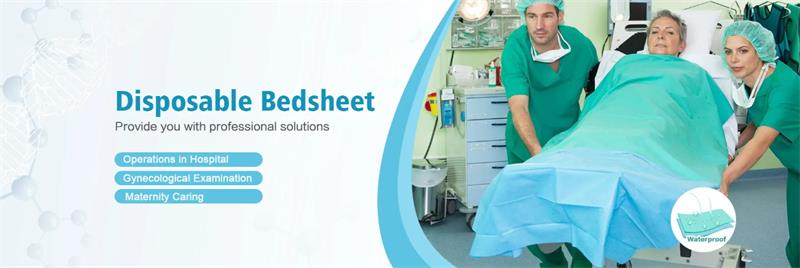 Disposable bed sheets for hospital use