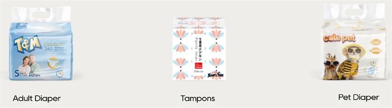 Adult Diaper, Tampons, Pet Diaper