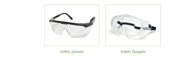 Safety Goggles and Safety Glasses