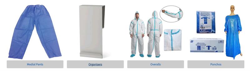 PPE products, disposable protective clothing, disposable pants