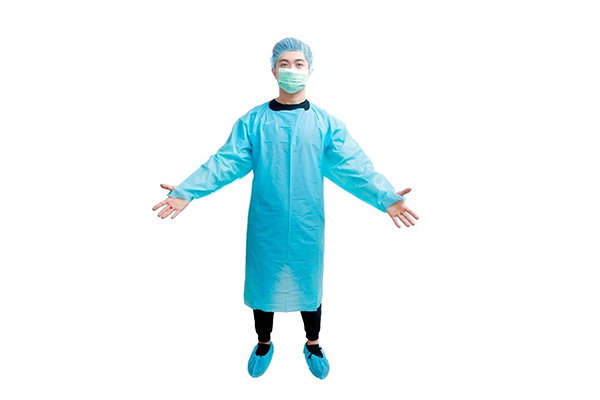 Disposable CPE gown