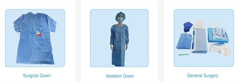 Disposable CPE gown, surgical gown, disposable isolation gown