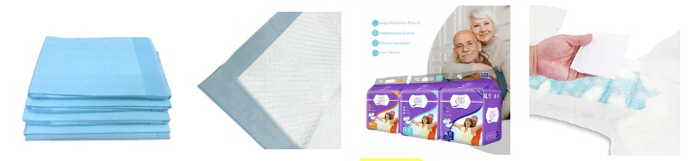 Nursing pads, diaper pads, disposable medical pads, diapers