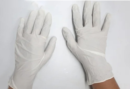 disposable latex gloves